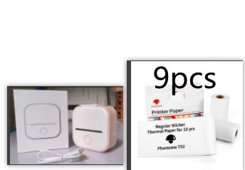 Ink-Free Pocket Printer – Aesthetic Mini Photo & Label Printer