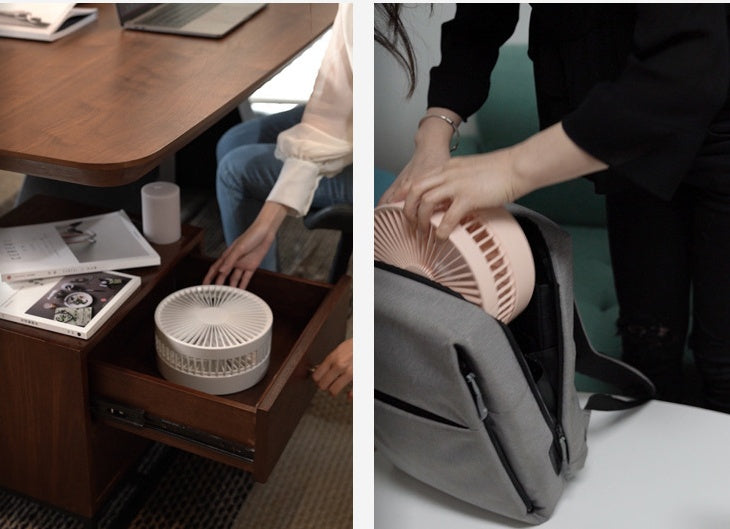 Mini Breezy AirPro – USB Rechargeable Floor & Desk Fan