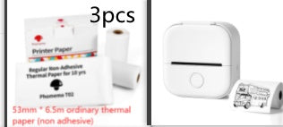 Ink-Free Pocket Printer – Aesthetic Mini Photo & Label Printer