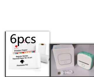 Ink-Free Pocket Printer – Aesthetic Mini Photo & Label Printer