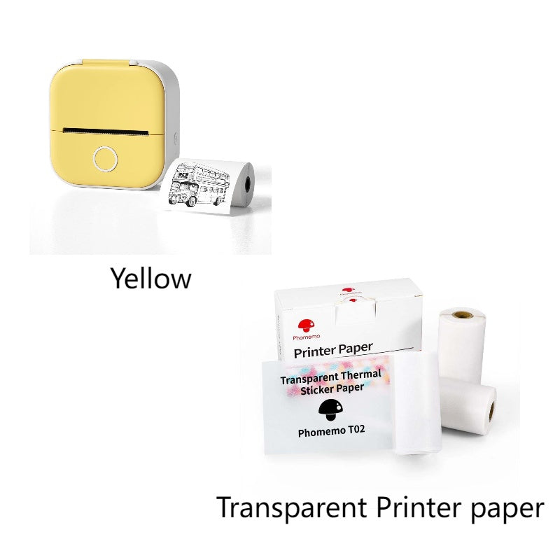 Ink-Free Pocket Printer – Aesthetic Mini Photo & Label Printer