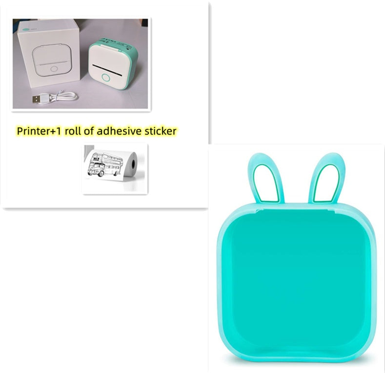 Ink-Free Pocket Printer – Aesthetic Mini Photo & Label Printer