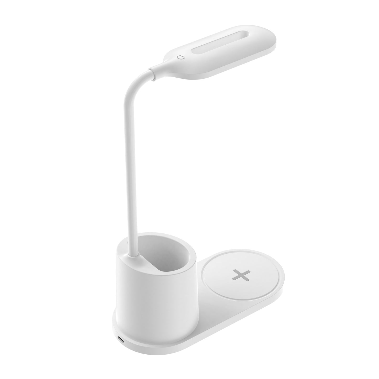 Smart LED Desk Lamp with Wireless Charging & Pen Holder