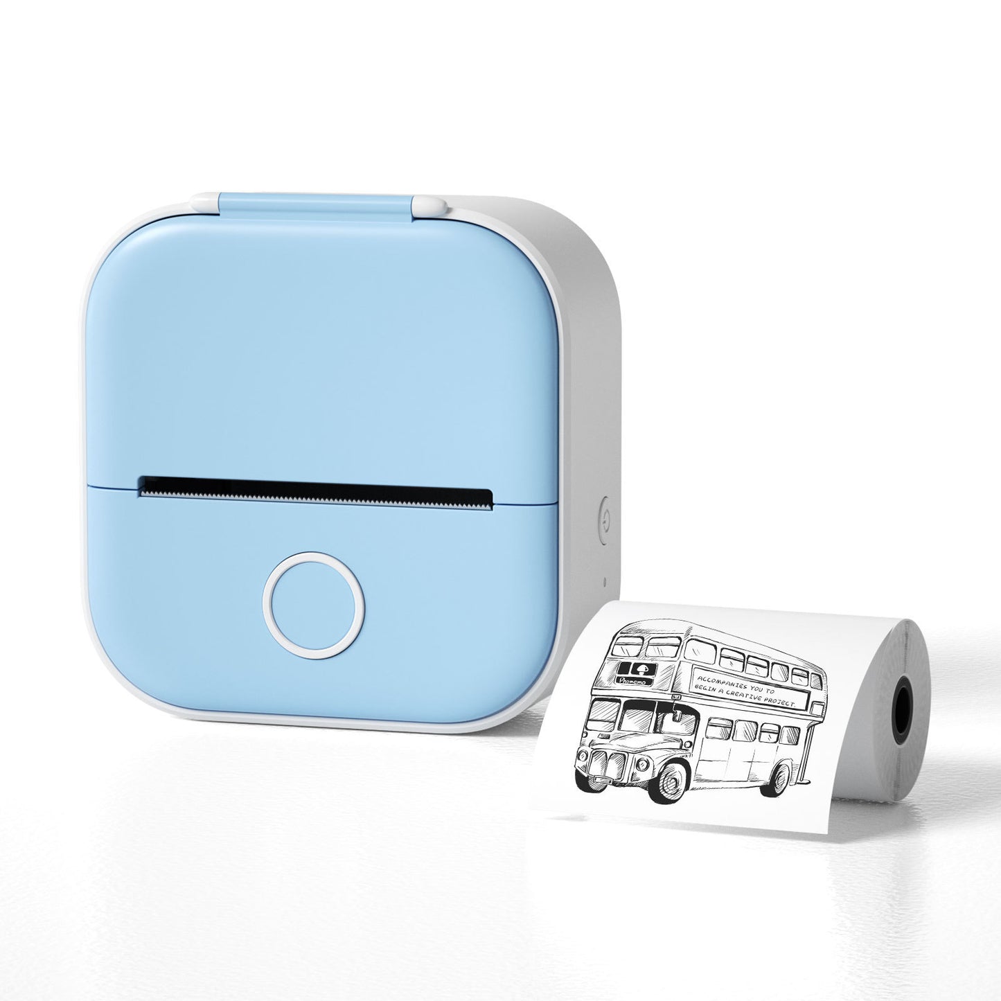 Ink-Free Pocket Printer – Aesthetic Mini Photo & Label Printer