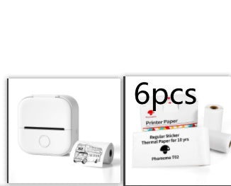 Ink-Free Pocket Printer – Aesthetic Mini Photo & Label Printer