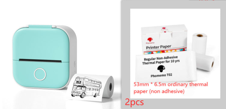 Ink-Free Pocket Printer – Aesthetic Mini Photo & Label Printer