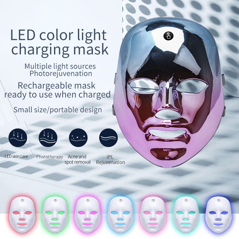 Rechargeable LED Face Mask – Acne Treatment & Skin Glow Tech