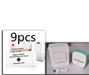 Ink-Free Pocket Printer – Aesthetic Mini Photo & Label Printer