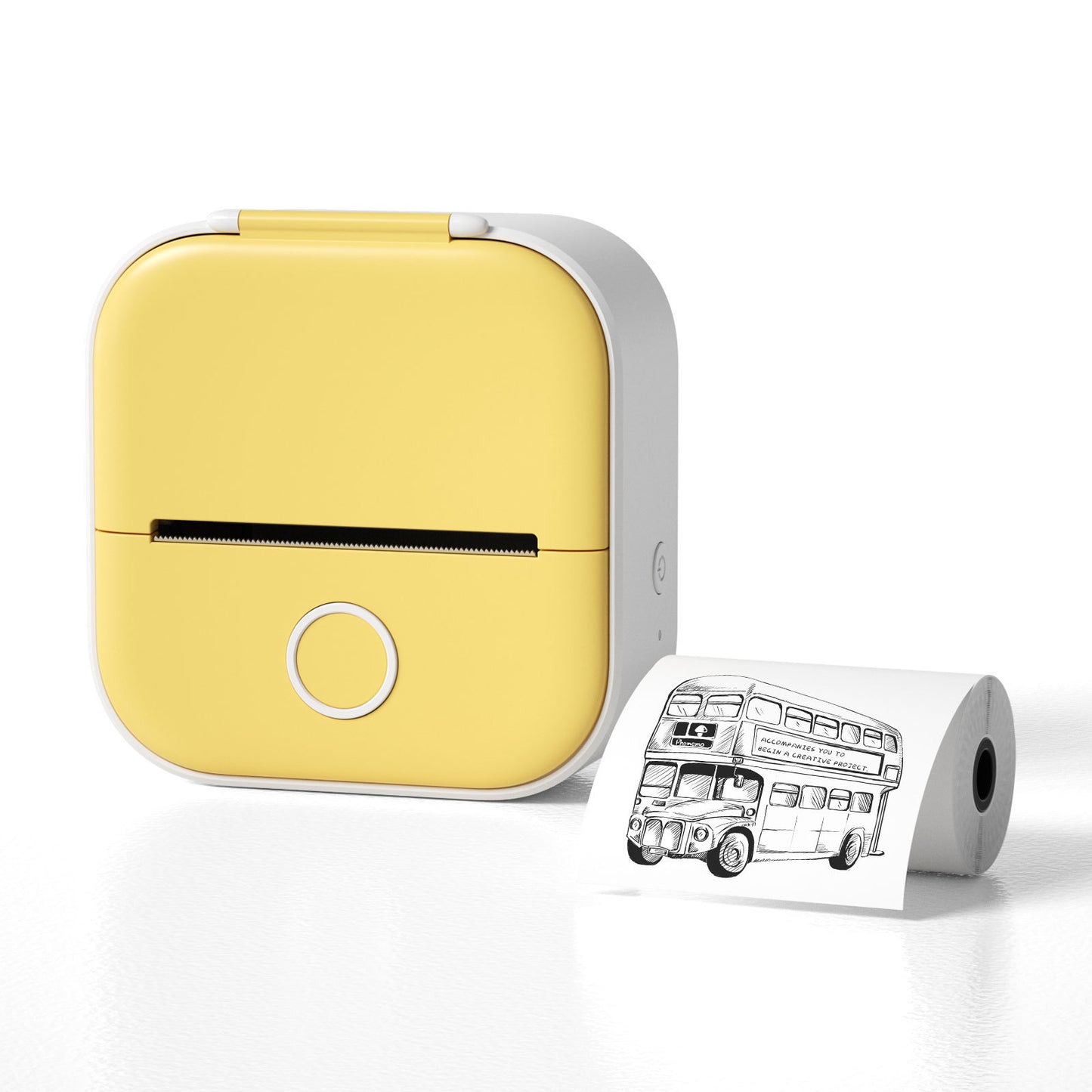 Ink-Free Pocket Printer – Aesthetic Mini Photo & Label Printer