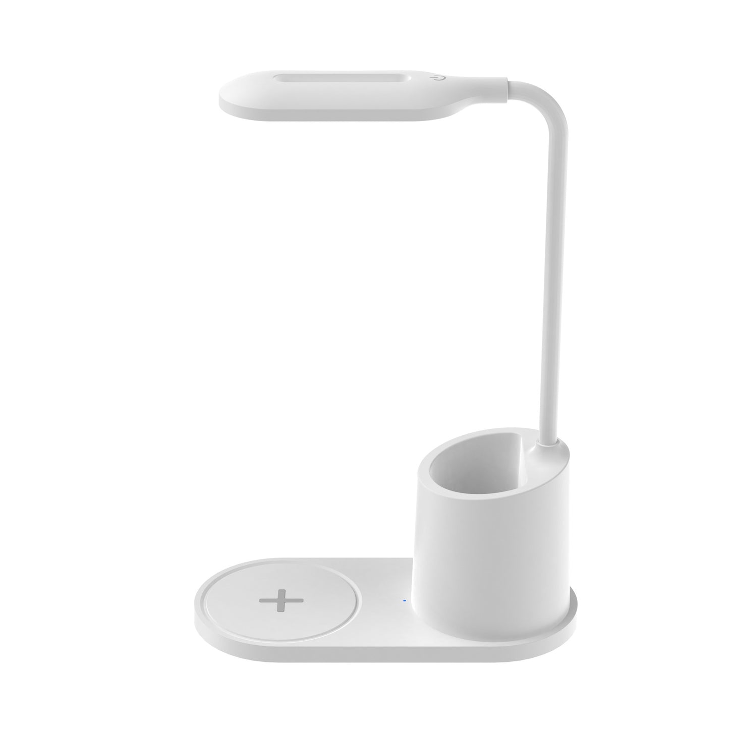 Smart LED Desk Lamp with Wireless Charging & Pen Holder