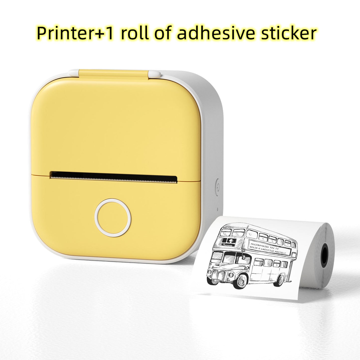 Ink-Free Pocket Printer – Aesthetic Mini Photo & Label Printer