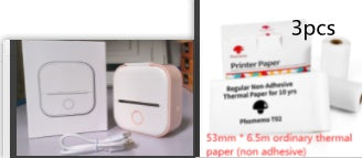 Ink-Free Pocket Printer – Aesthetic Mini Photo & Label Printer