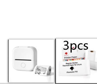 Ink-Free Pocket Printer – Aesthetic Mini Photo & Label Printer