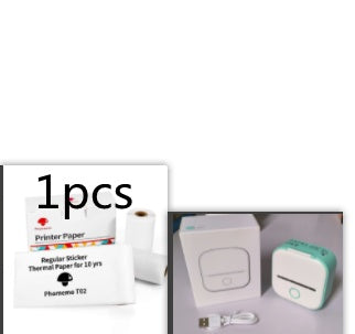 Ink-Free Pocket Printer – Aesthetic Mini Photo & Label Printer