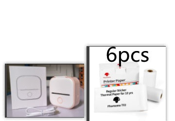 Ink-Free Pocket Printer – Aesthetic Mini Photo & Label Printer