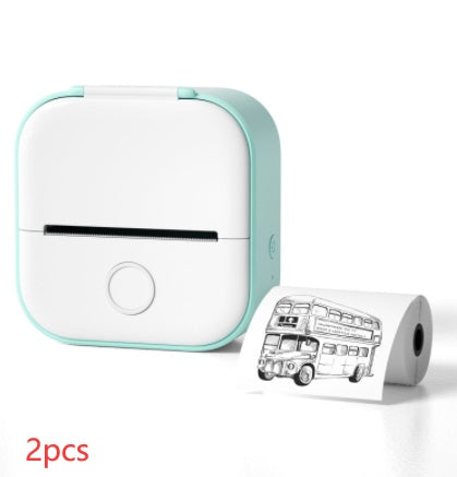Ink-Free Pocket Printer – Aesthetic Mini Photo & Label Printer