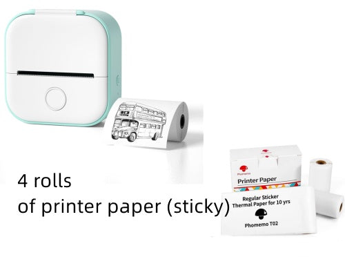 Ink-Free Pocket Printer – Aesthetic Mini Photo & Label Printer