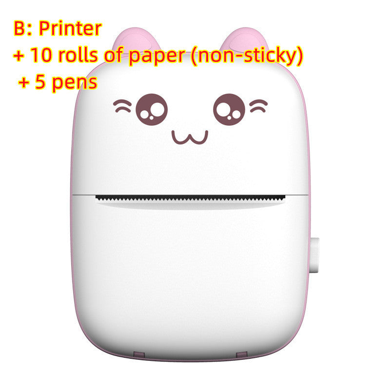 Student Pocket Printer – Cute Mini Bluetooth Photo Printer