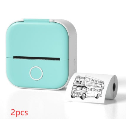 Ink-Free Pocket Printer – Aesthetic Mini Photo & Label Printer