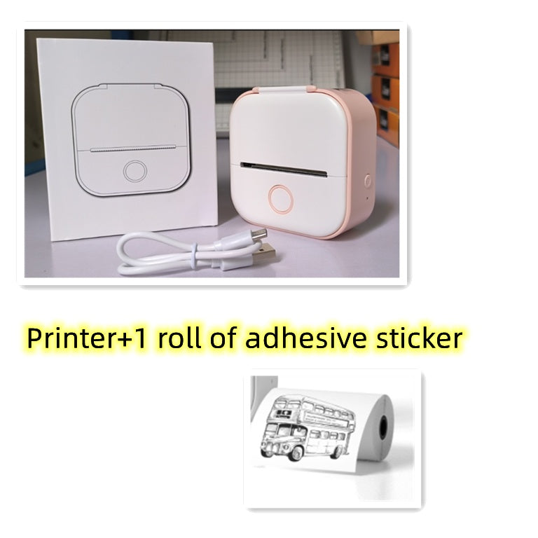 Ink-Free Pocket Printer – Aesthetic Mini Photo & Label Printer