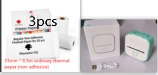 Ink-Free Pocket Printer – Aesthetic Mini Photo & Label Printer