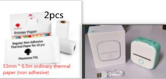 Ink-Free Pocket Printer – Aesthetic Mini Photo & Label Printer
