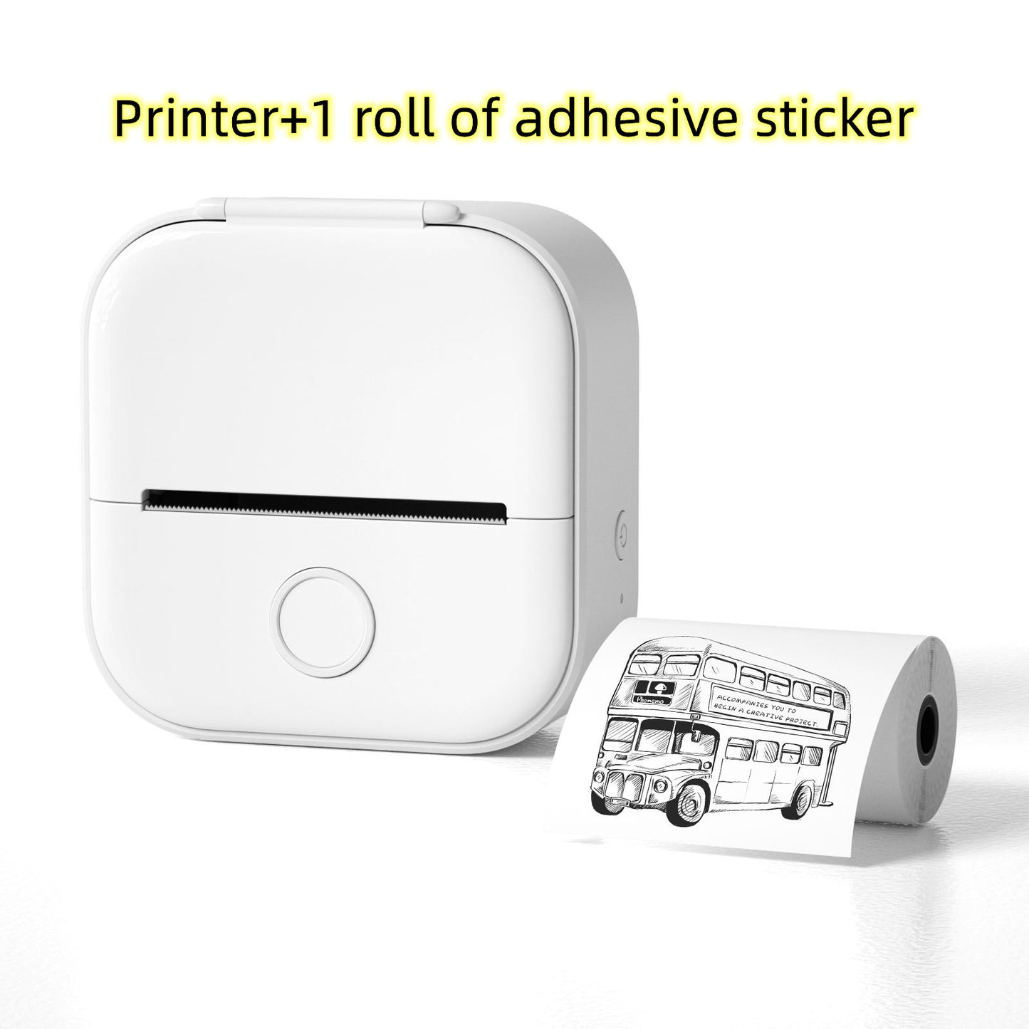Ink-Free Pocket Printer – Aesthetic Mini Photo & Label Printer