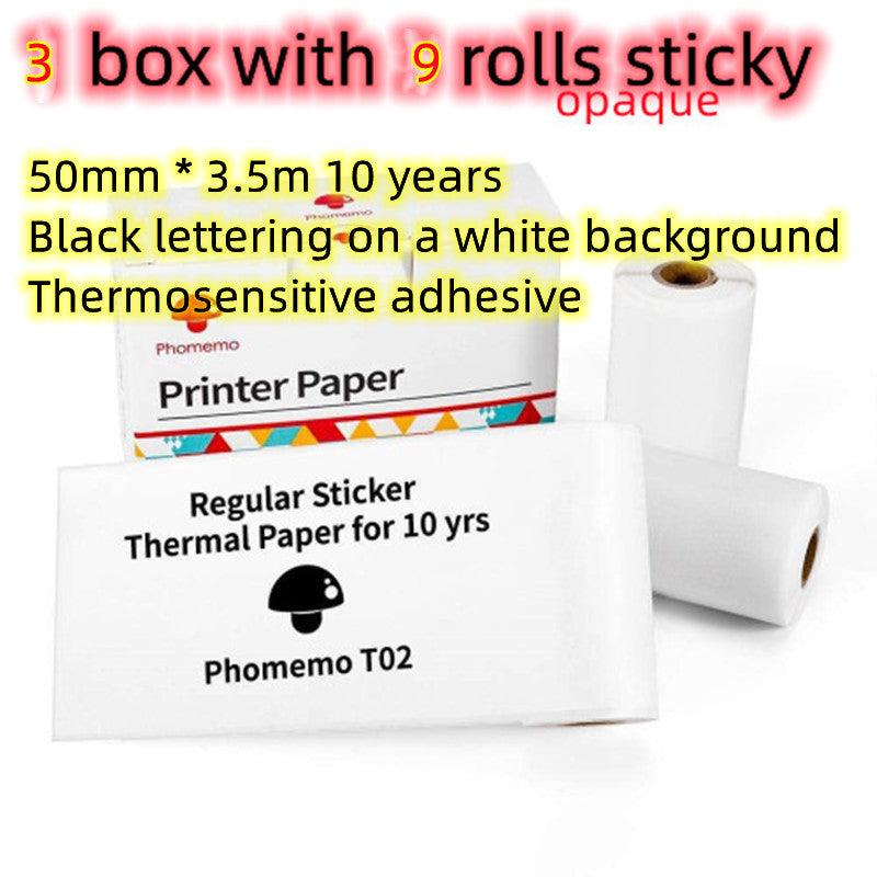Ink-Free Pocket Printer – Aesthetic Mini Photo & Label Printer