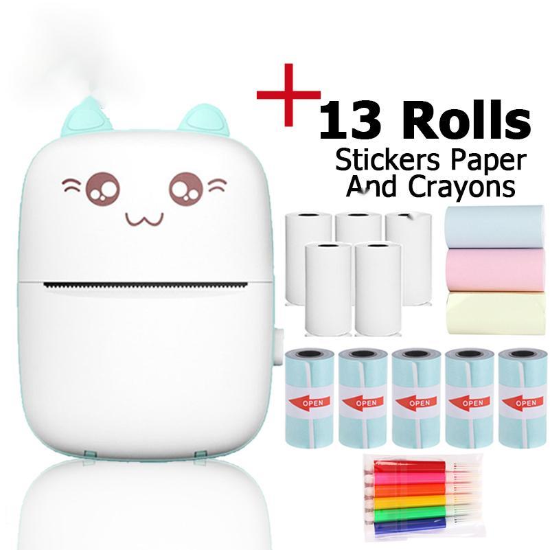 Student Pocket Printer – Cute Mini Bluetooth Photo Printer